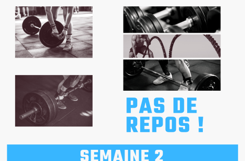Pas de repos semaine 2
