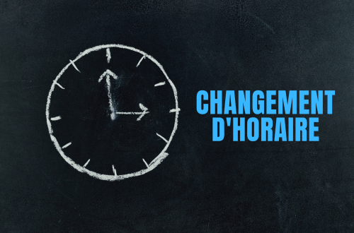 changement d'horaire